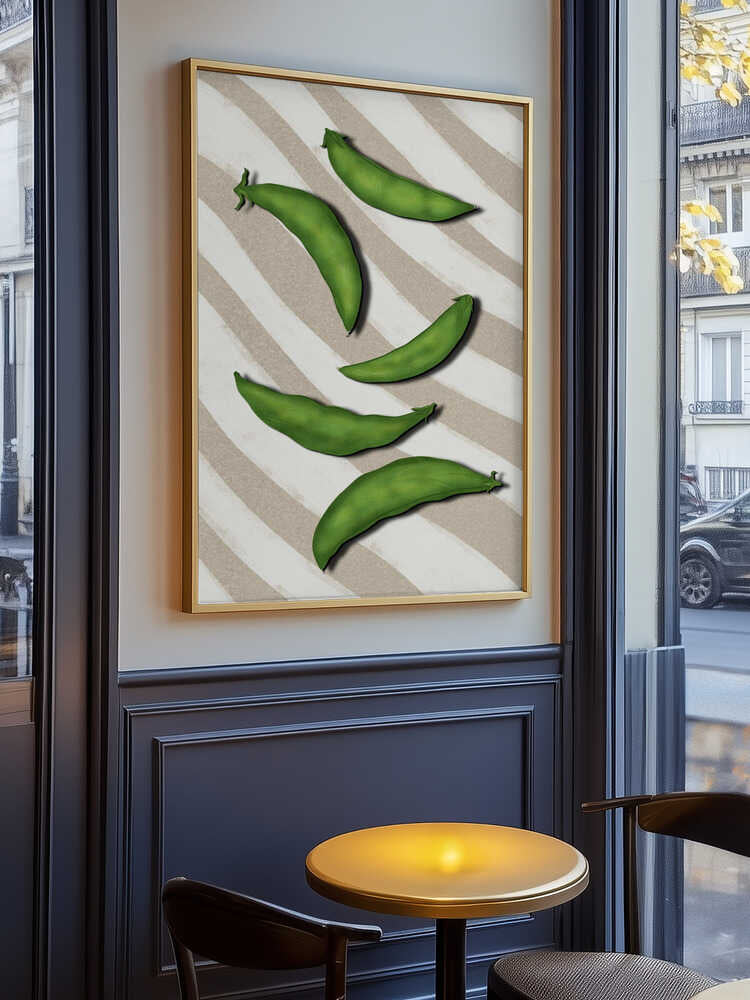 Sugar snap peas Poster