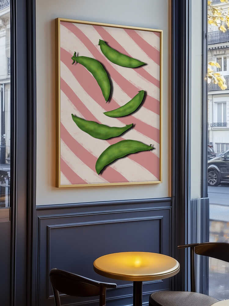 Sugar snap peas Poster