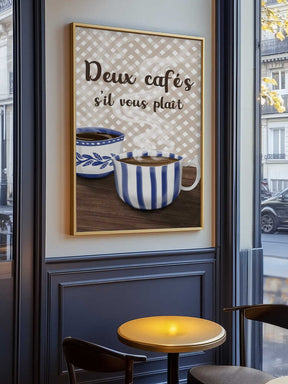 Two coffees please Poster