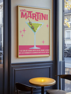 Dirty Martini Cocktail 01.png Poster