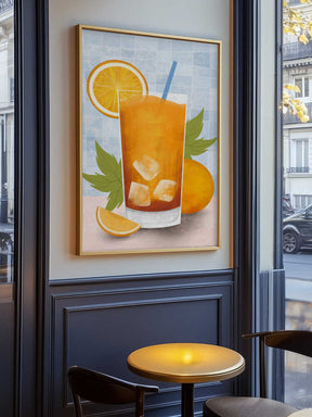 Orange drink Poster