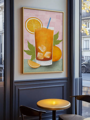 Orange drink Poster