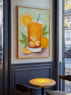 Orange drink Poster