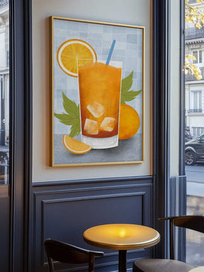 Orange drink Poster