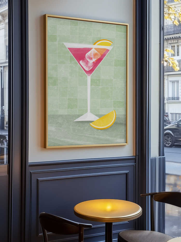 Pink coctail Poster
