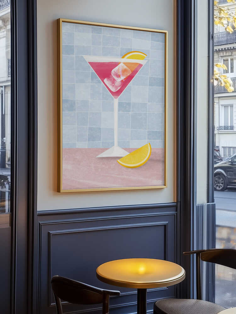 Pink coctail Poster