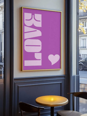 Purple Love Vibe Poster