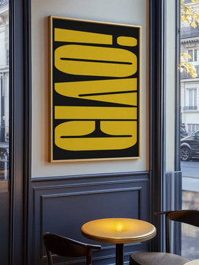 Abstract Typography Artwork Poster