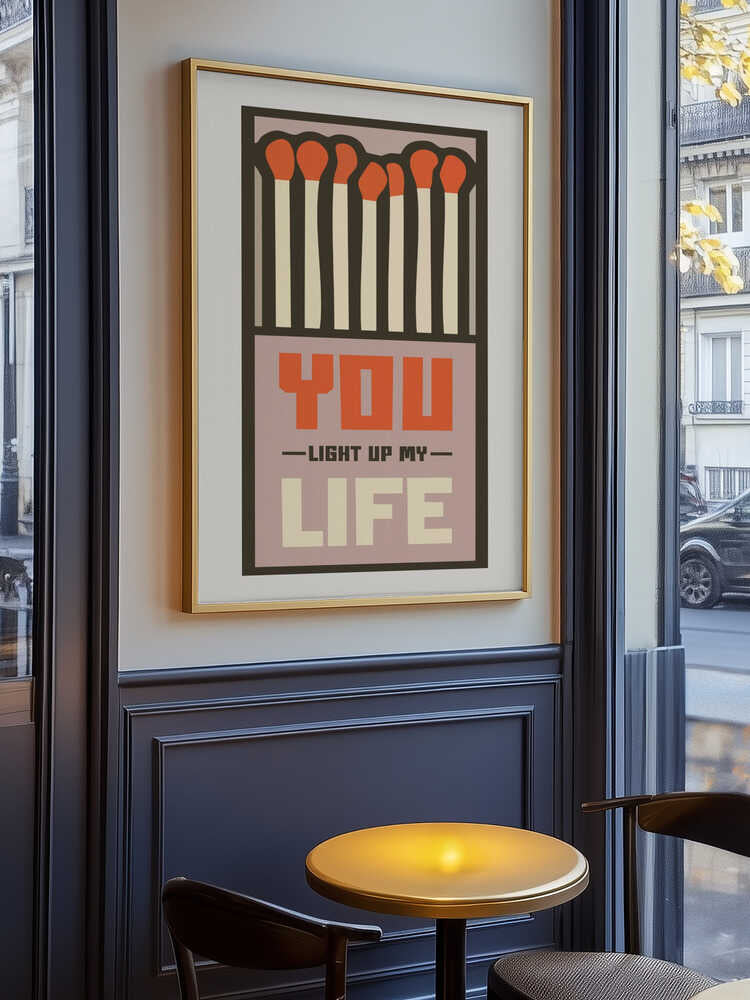 Vintage Matchbox Design Poster