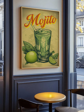 Lime Breeze Drink Poster