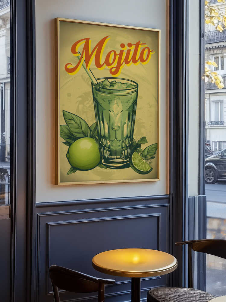 Lime Breeze Drink Poster