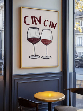 Wine Toast Duo Poster