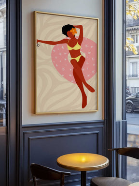 Lazy Pool Day Poster