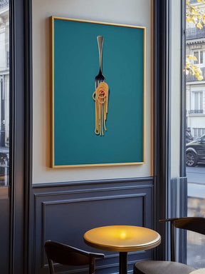 Pasta Swirl Symphony Poster
