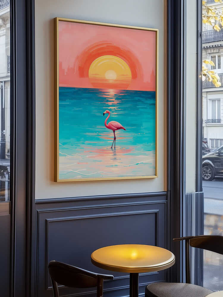 Just Vibin’ By the Sea Poster