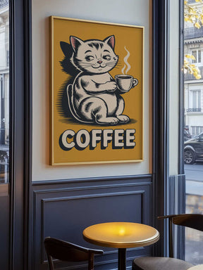 Cat Brew Delight Poster
