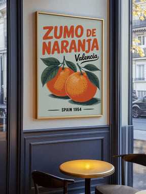Valencia Oranges Poster