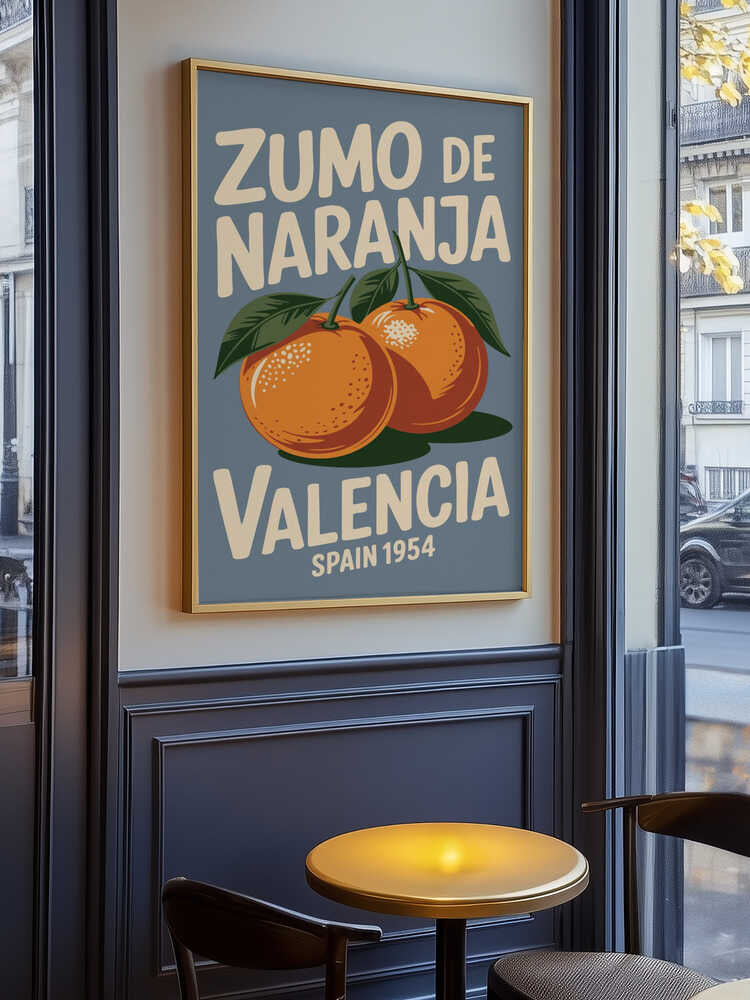 Valencia Oranges Poster