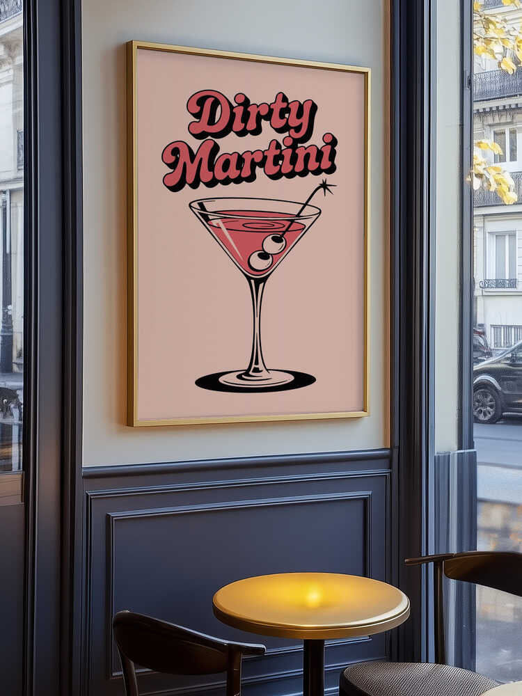Martini Vibes Poster