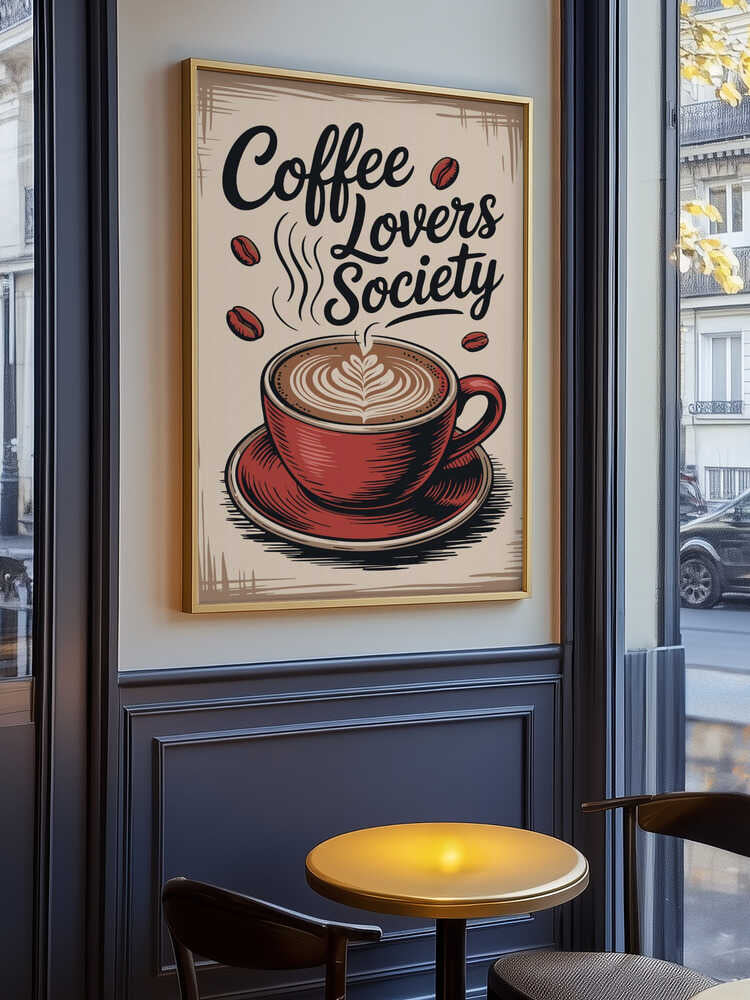 Steaming Cup Club Poster
