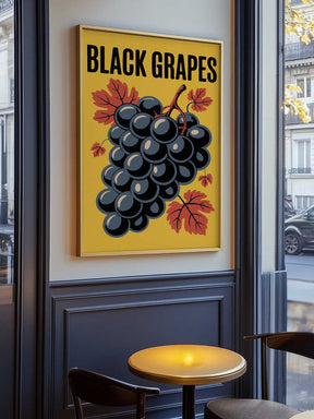 Grapes &amp; Leaves Poster