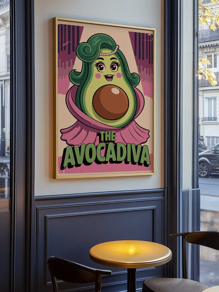 Glamorous Avocado Poster