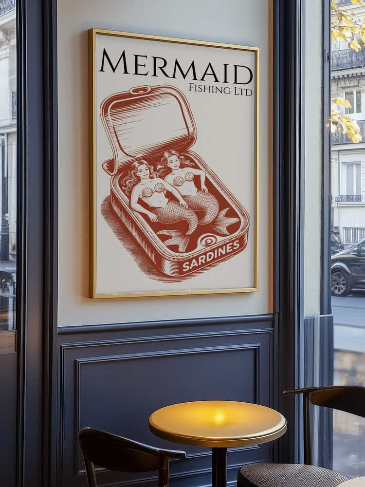 Mermaids in a Can Poster