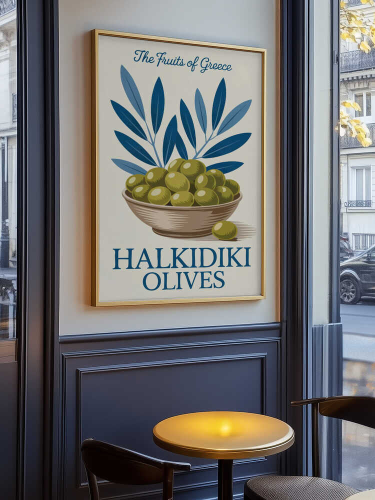 Halkidiki Olives Delight Poster