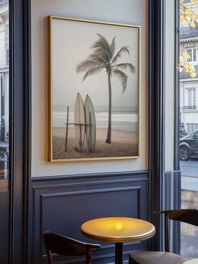 Beach Surfboards Poster