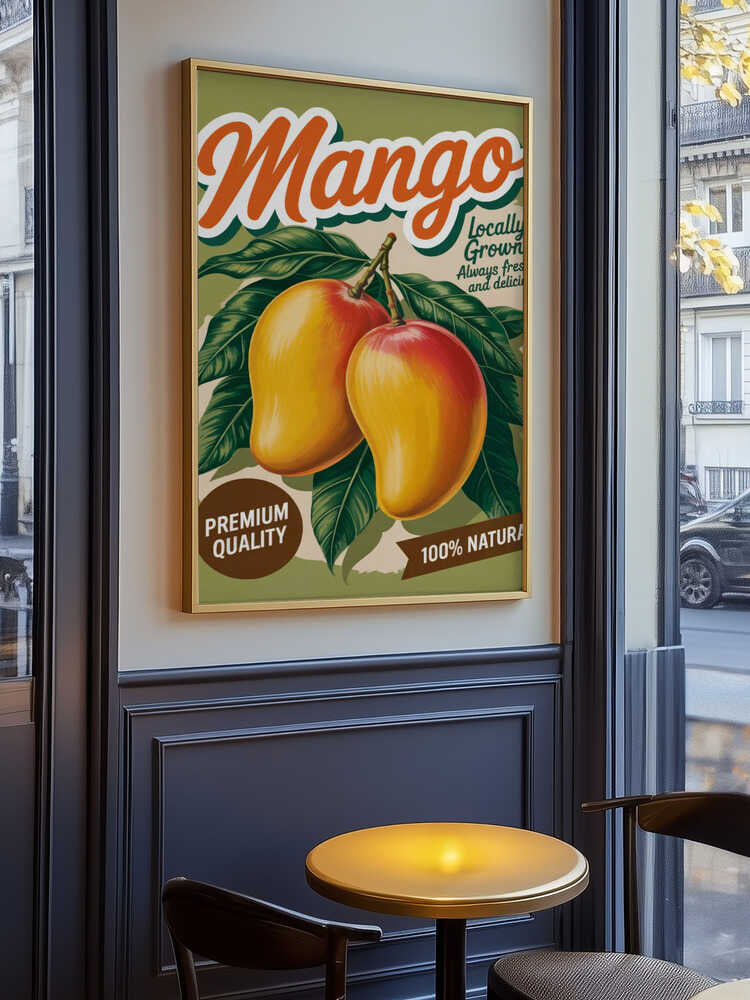 Mango Vintage Poster