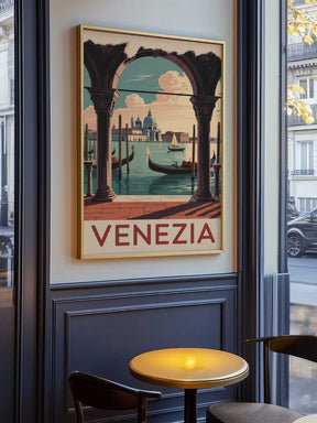 Venezia Vintage Travel Poster Poster