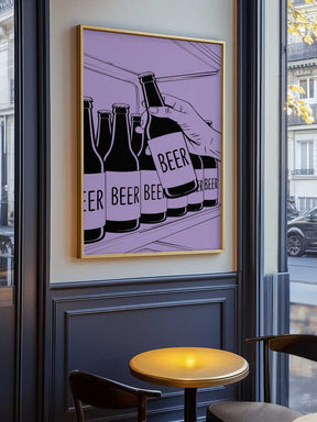 Beer Shelf Poster
