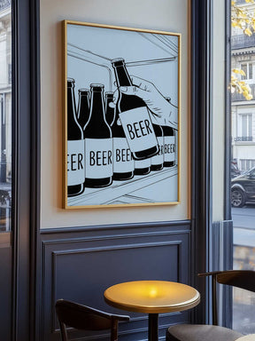 Beer Shelf Poster