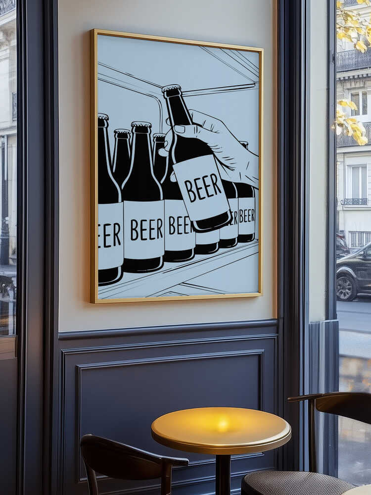 Beer Shelf Poster