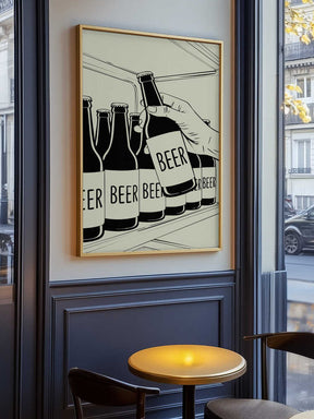 Beer Shelf Poster