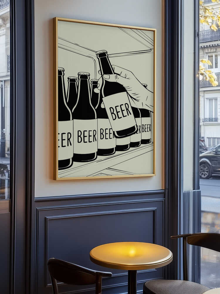 Beer Shelf Poster