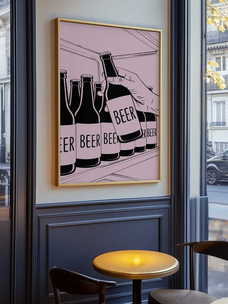 Beer Shelf Poster