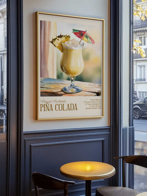 Classic Cocktails - Pina Colada Poster