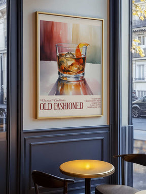 Classic Cocktails - Old Fashioned Poster