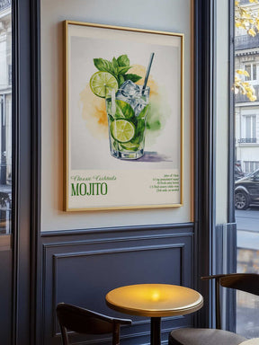 Classic Cocktails - Mojito Poster