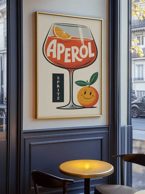 Aperol Spritz Retro Poster