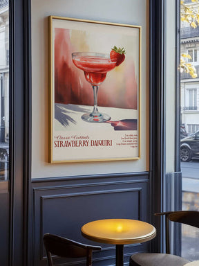 Classic Cocktails - Strawberry Daiquiri Poster