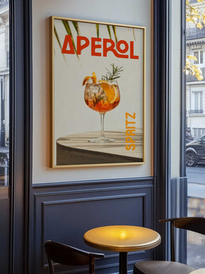 Aperol Spritz Tropic Poster