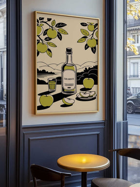 Calvados Bottle Poster