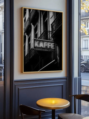 Kaffe Skylt Poster