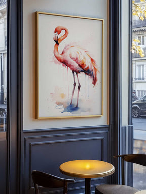 Flamingo Watercolor Poster