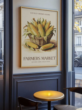 Farmers Market Corn Poster