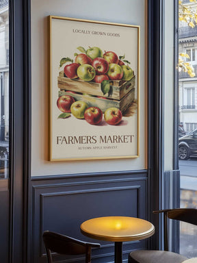 Farmers Market Apple Poster