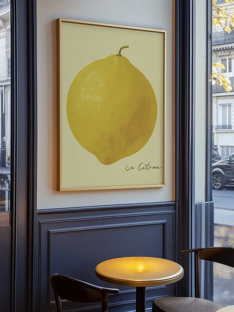 Le Citron Poster
