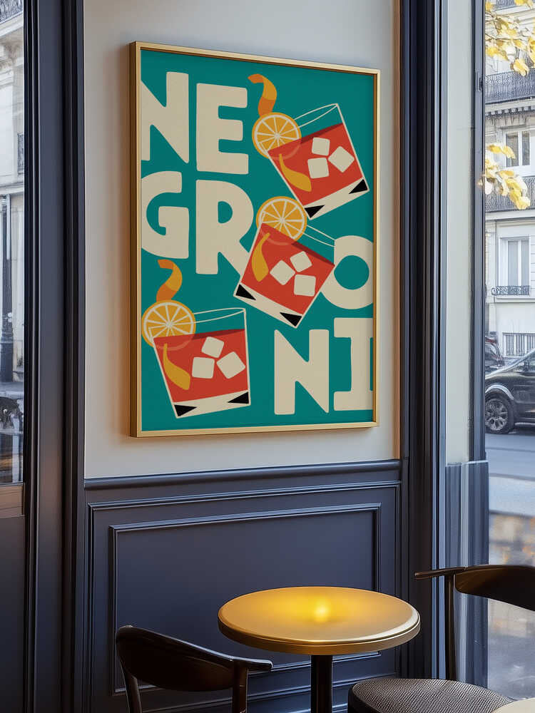 Negroni Times Three Poster